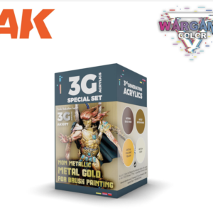 AK Products, Non Metallic Gold for Brush Painting