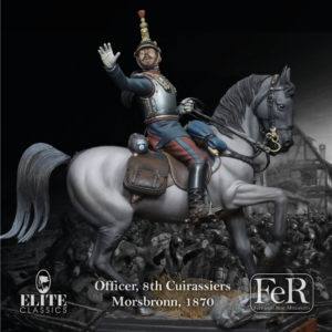 Fer Miniatures, Officer, 8th Cuirassiers, Morsbronn, 1870