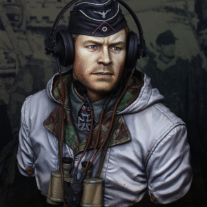 Life Miniatures, WW2 German King Tiger Commander, Hungry 1944